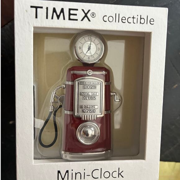 Timex Collectible Mini Clock – Gas Pump – NIB - Picture 2 of 3